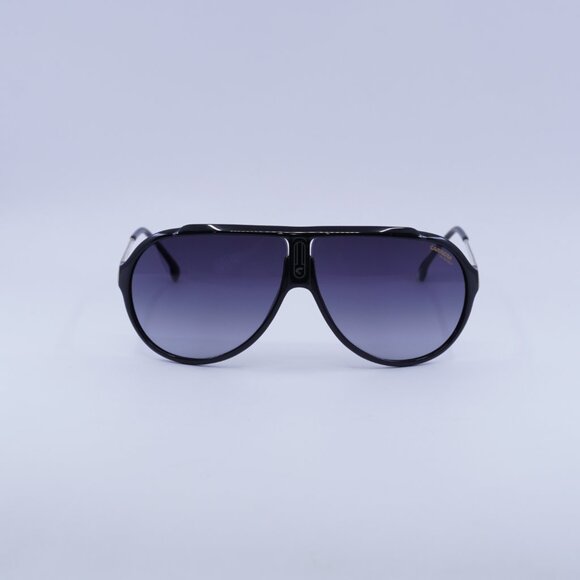 Carrera ENDURANCE65 0807 9O Sunglasses Black Aviator Frame, Grey Lenses - Picture 2 of 10